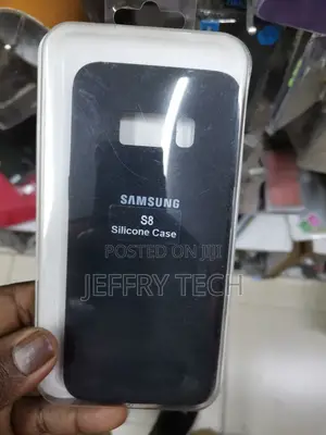 Silicone Case Cover for Samsung S8 -Black-