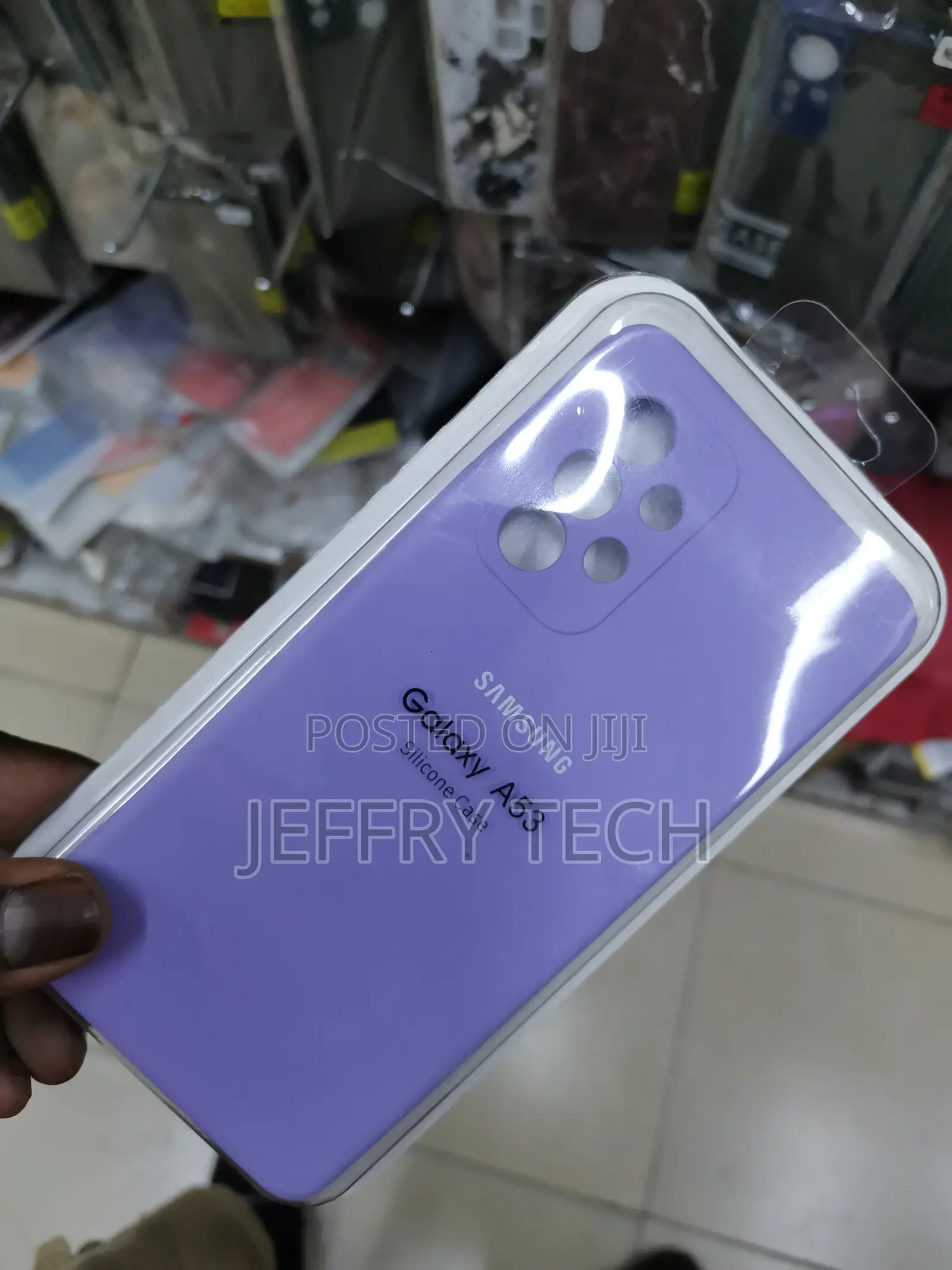 Silicone Case for Galaxy A53 -Purple-