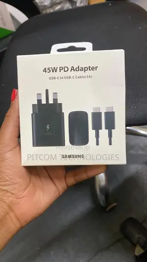 Samsung 45w Pd Super Fast Charger Type-C Power Adapter