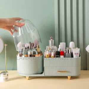 Green Makeup Organizer With Drawer