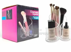 3 Compartment Makeup Brush Holder