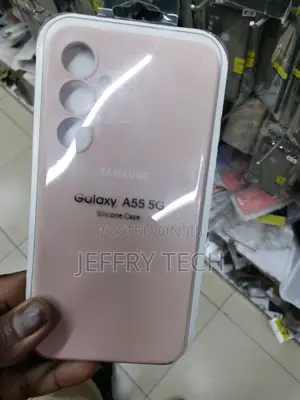 Samsung GALAXY A55 5G Silicone Case/Cover -Beige-
