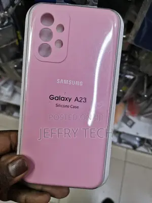 Silicone Case for Samsung A23 -Pink-
