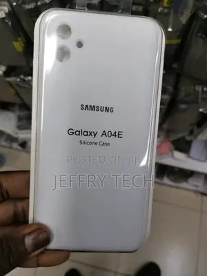 Silicone Case for Samsung Galaxy A04E -Gray-