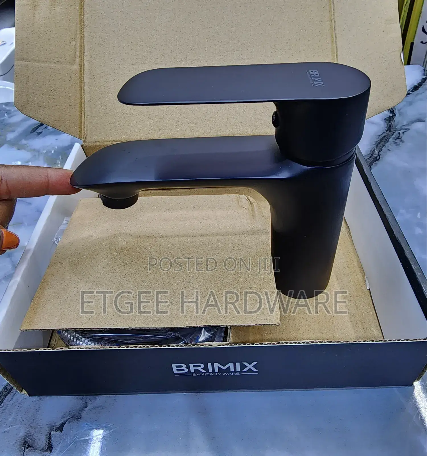 Black Basin Mixer 78x