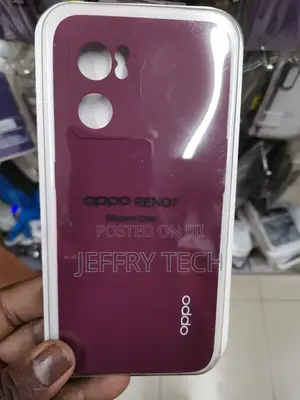 Silicone Case for OPPO Reno 7 -Burgundy-