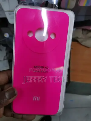 Silicon Redmi A3 Soft Phone Case -Pink-