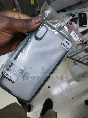 iPhone Xs Max Smoke Translucent Back Case Cover