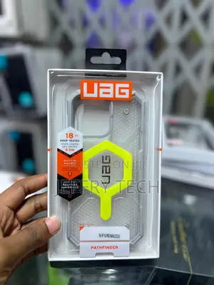 UAG Pathfinder Clear Magsafe,Active Neon - iPhone 16 Pro Max