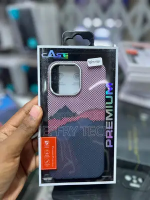 iPhone 16 Pro Max Carbon Drop Military Cover – Sky Blue