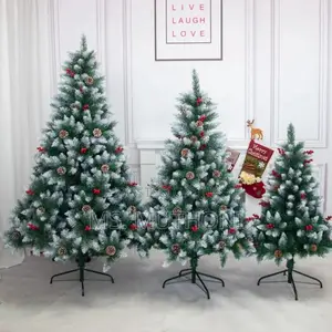 1.2 M *Christmas Tree With Pine Cones and Berries*