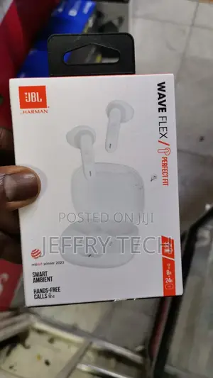 JBL Wave Flex in-Ear Wireless Earphones With IP54 and IPX2 W