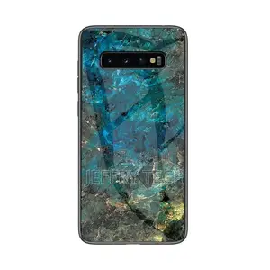 Samsung Galaxy S10 5G Case Glass Phone Case Cover - Blue