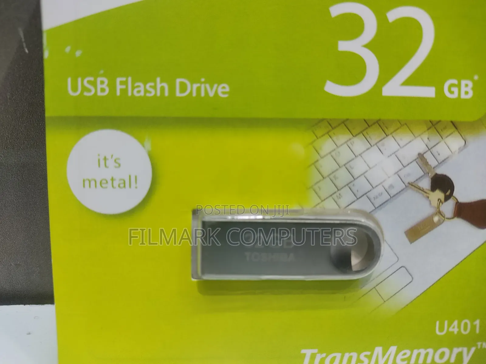 Toshiba Original Smart Flash Disk , 32GB , Metallic 32 GB