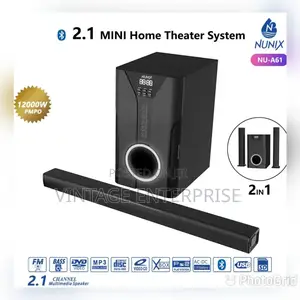 *Nunix 2.1 Mini Home Theater System