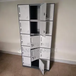 Spacious 15 Locker Cabinet.