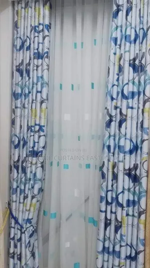 Blue Curtains and Sheers