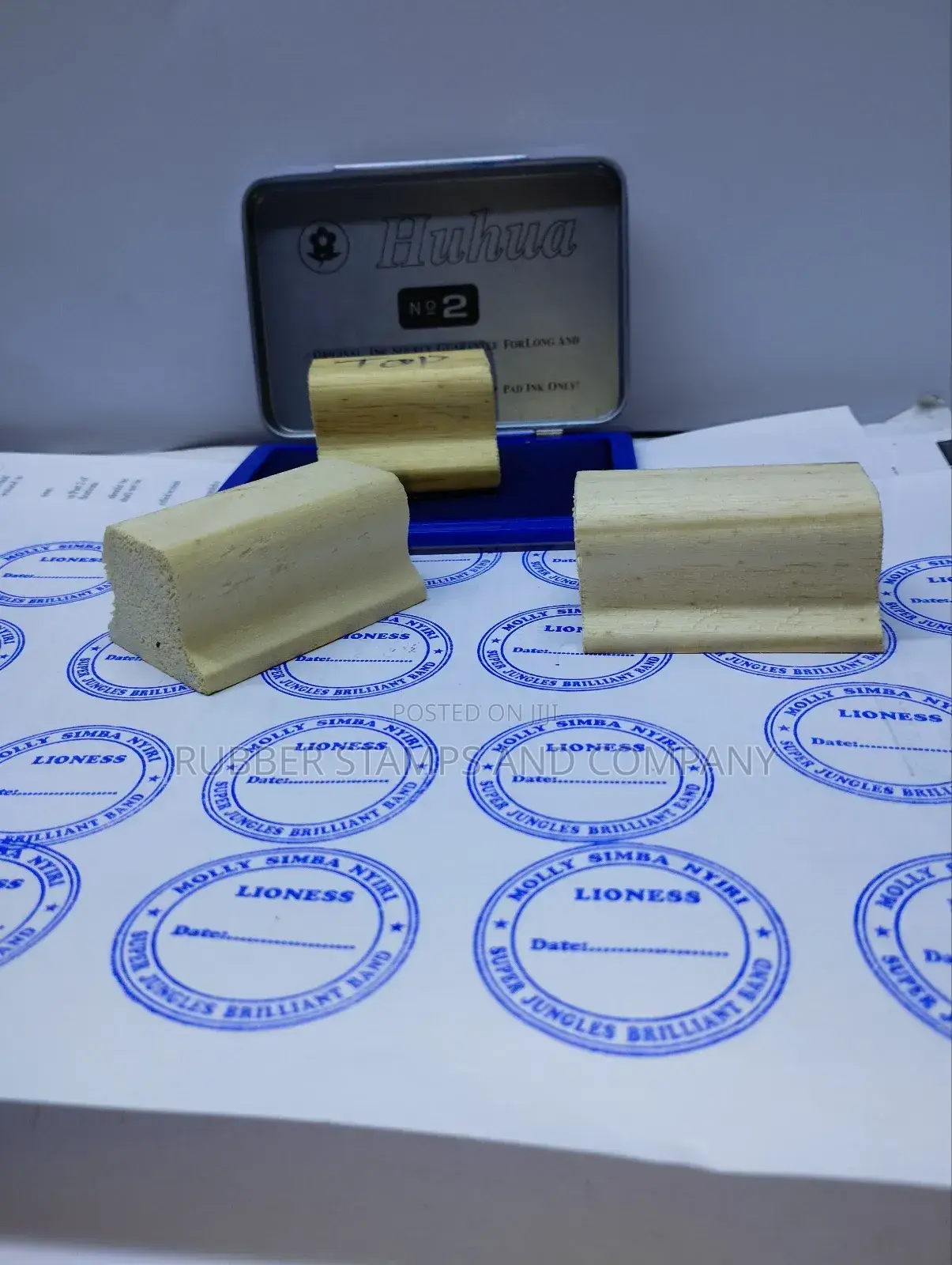 Wooden Rubber Stamps