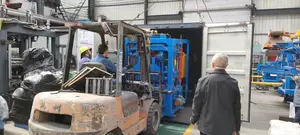 Spot Goods Concrete Interlocking Brick Machine for Kenya