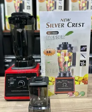 *2in1 Silver Crest Commercial Blender