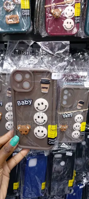 3D Cartoon Coffee Silicone Cover for iPhone 13 6.1