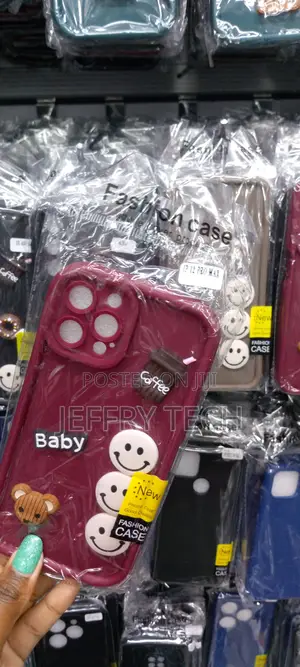 3D Cartoon Silicon Case For iPhone 12 Pro Max -burgundy-