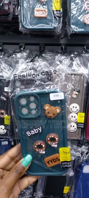 Cartoon 3D Ball Coffee Case for iPhone 12 Pro -Green-