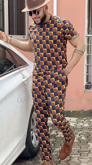 Men Suits With Kitenge