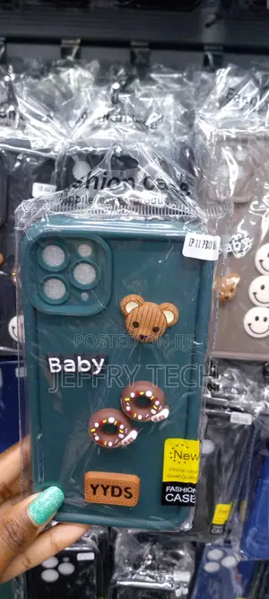 Cute 3D Bear Coffee Case for iPhone 11 Pro Max -Green-