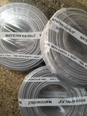 3-Core 2.5mm Twin With Earth Electrical Cable, 90 Meters;M1