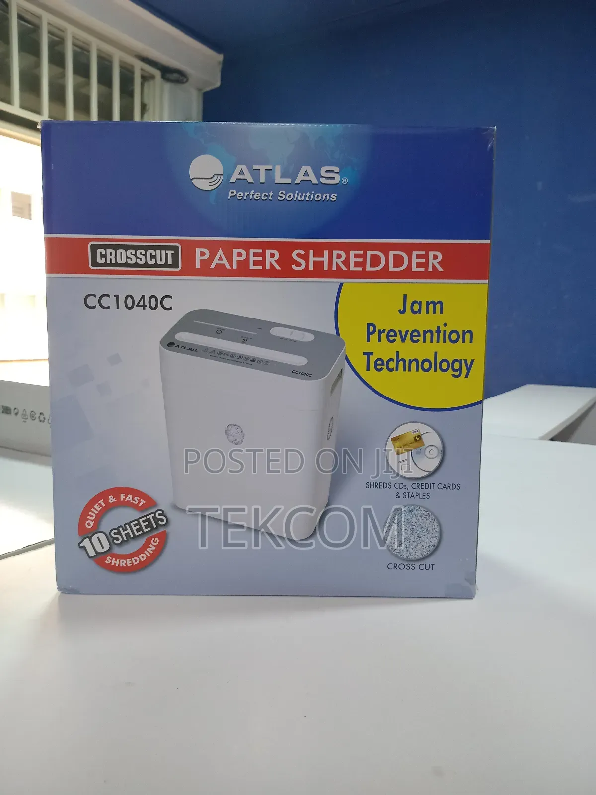 Atlas CC1040 10 Sheets Paper Shredder