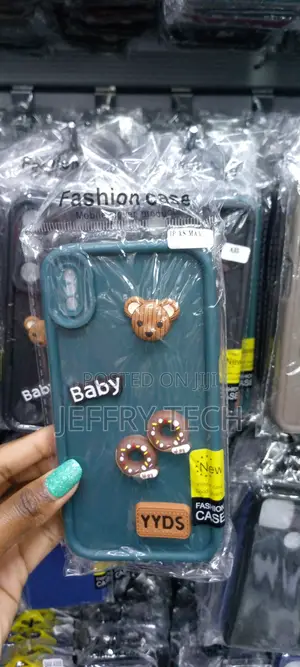 3D Cartoon Coffee Silicone Case for iPhone Xs Max -Green