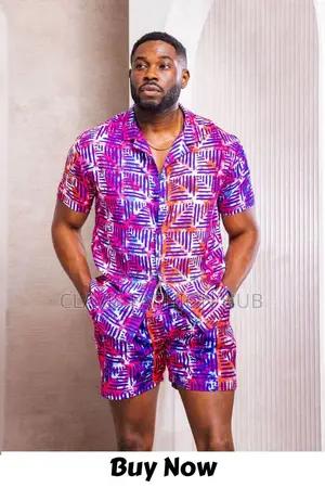 Kitenge Short for Men