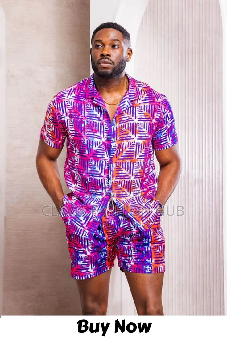 Kitenge Short for Men