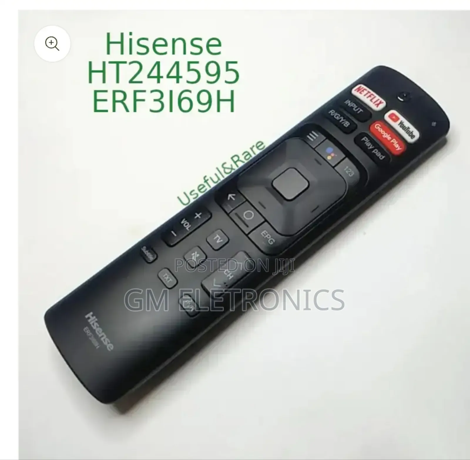 New Hisense TV Remote Control HT244595 ERF3I69H- Batteries