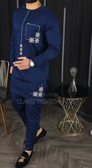African Men Shirt With Embroidery