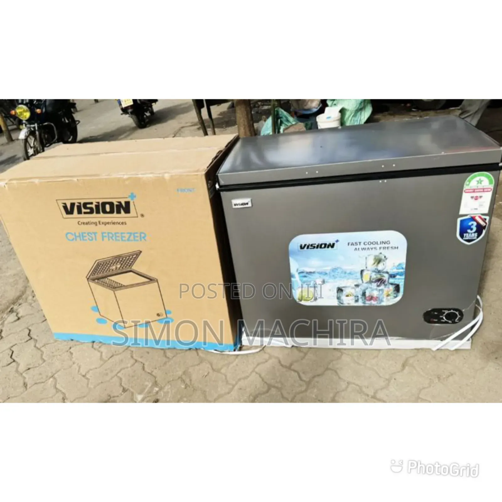 Vision+ 200L Chest Freezer