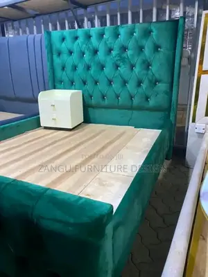 Cute Green Bed 5 by 6