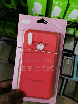 Clear Red TPU Back Cover for Huawei Y9 2019