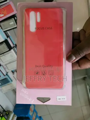 Huawei P30 Pro Case, Smooth Silicone Back Case Cover for Red