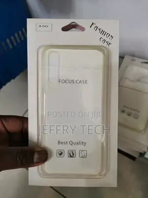 Samsung Galaxy A50 Transparent Bumper Case - Clear Case Cove