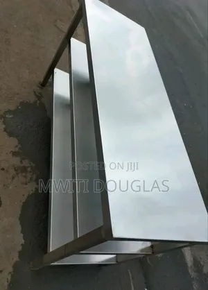 Double Shelved Bring Stainless Table