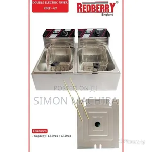 Electric Double Deep Fryer Redberry