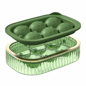 2 in 1 Ice Cube Maker With Tray and Ball Make