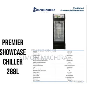 Showcase Chiller. 288L Premier Fridge / Display Fridge