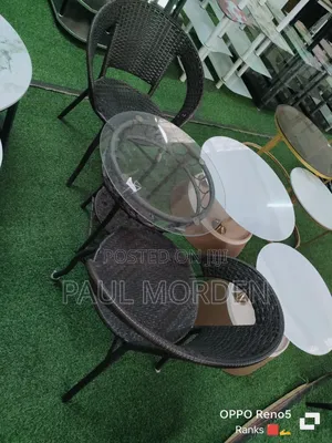 Outdoor Dining Table With Two Dining Chairs