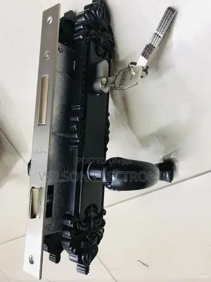 Martech Matt Black Door Lock