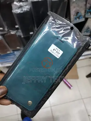 Flip Leather Case for Huawei P30 -Green-