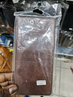 Leather Flip Case Cover for Oneplus C3 Lite -Brown-