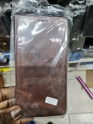 Oneplus Nord CE Leather Flip Cover -Brown-